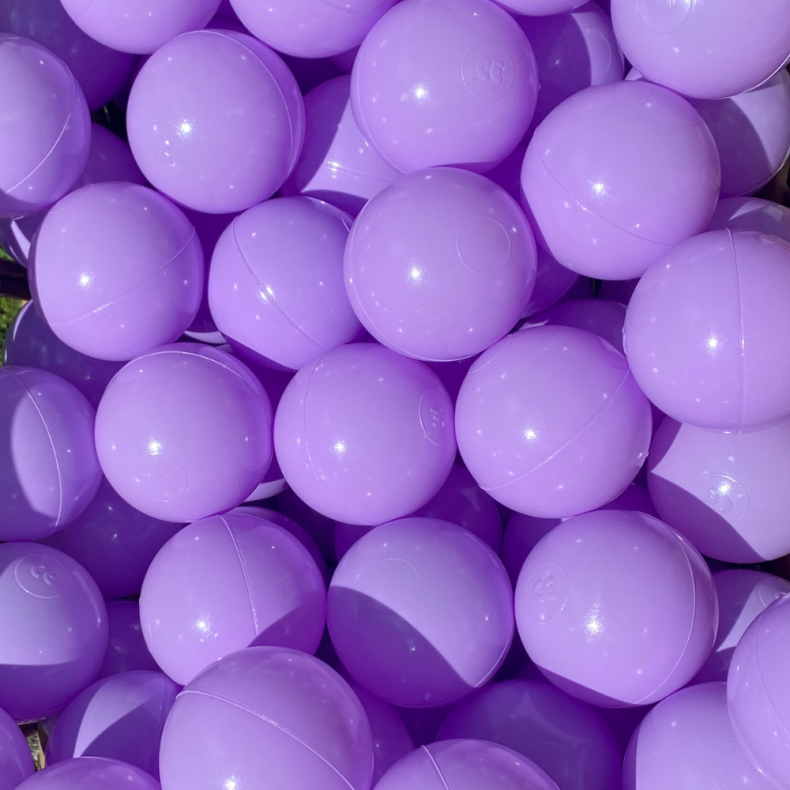 KiDKii | Boldbassin bolde 7 cm - Lavendel, 100 stk