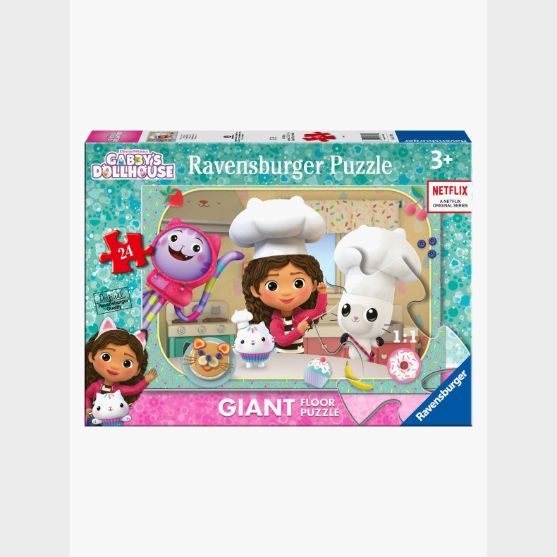 Ravensburger Gabby's Dollhouse Mega Gulvpuslespil 24 Brikker