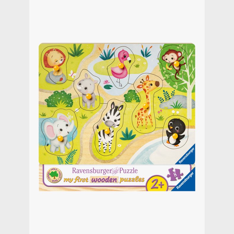 Ravensburger Knoppuslespil Zoodyr 8 Brikker