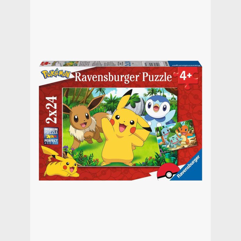 Ravensburger Puslespil Pok�mon 2x24 Brikker