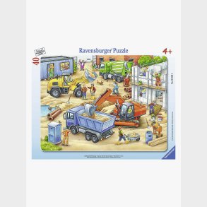 Ravensburger Puslespil Big Construction Vehicles 40 Brikker