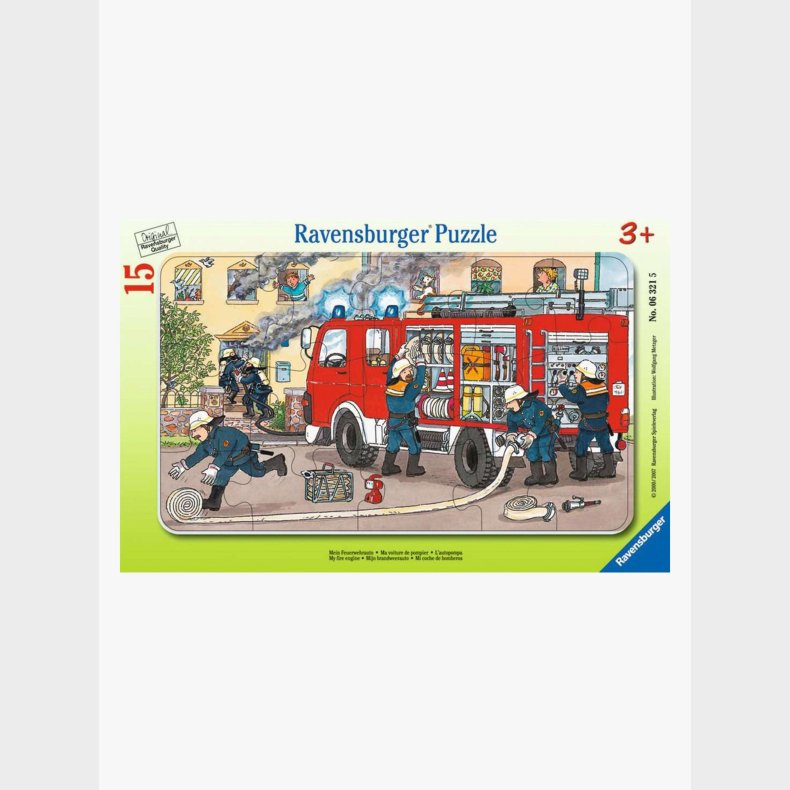 Ravensburger Puslespil My Fire Engine 15 Brikker