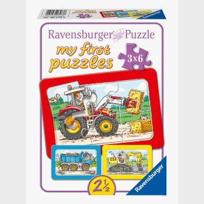 Ravensburger Puslespil Arbejdsk�ret�jer 3x6 Brikker