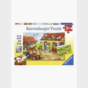 Ravensburger Puslespil G�rdsarbejde 2x12 Brikker