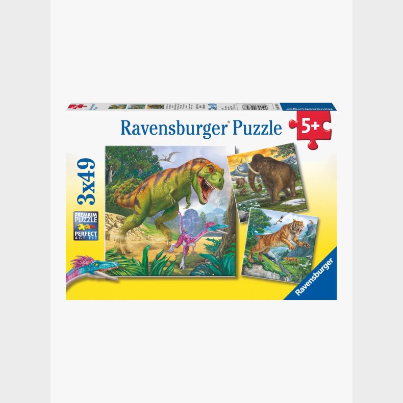 Ravensburger Puslespil Oldtidsherskere 3x49 Brikker