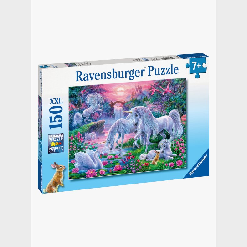 Ravensburger Puslespil Enhj�rning I Solnedgang 150 Brikker