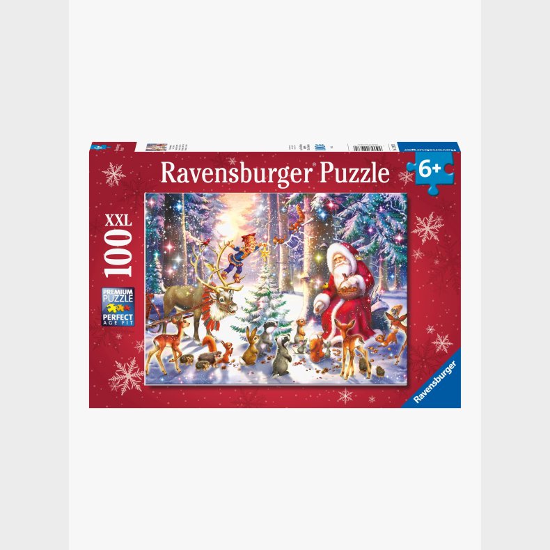Ravensburger Puslespil Jul i Skoven, 100 Brikker