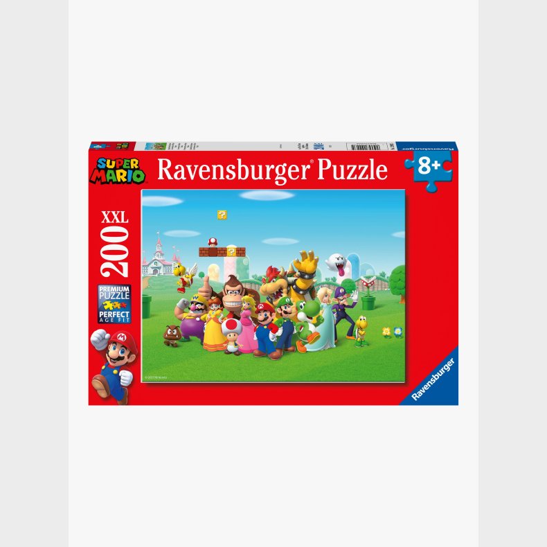 Ravensburger Puslespil Super Mario Adventure, 200 Brikker