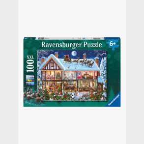 Ravensburger Puslespil Jul Hjemme, 100 Brikker