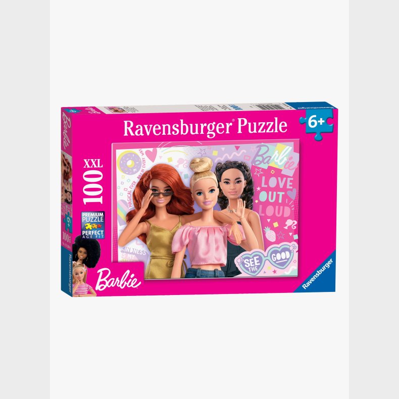 Ravensburger Barbie XXL Puslespil 100 Brikker