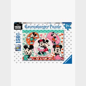 Ravensburger Puslespil Disney Mickey &  Minnie Mouse 150 Brikker