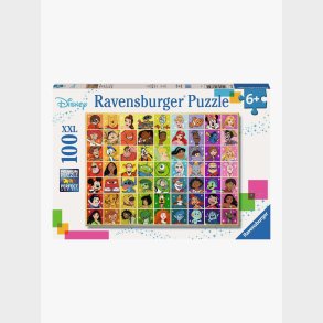 Ravensburger Puslespil Disney Multi Character 100 Brikker
