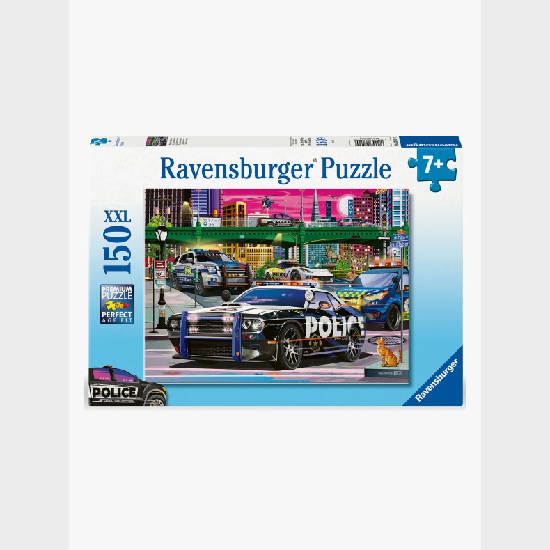 Ravensburger XXL Puslespil Police On Patrol 150 Brikker