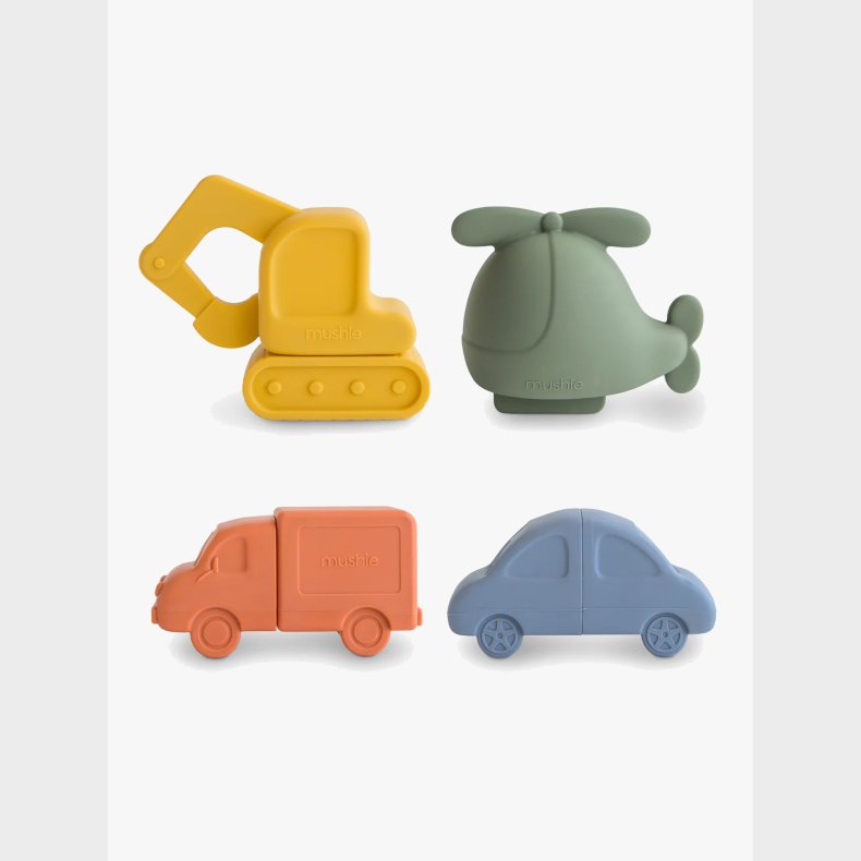 Mushie Badeleget�j Transportmiddel 4-pak