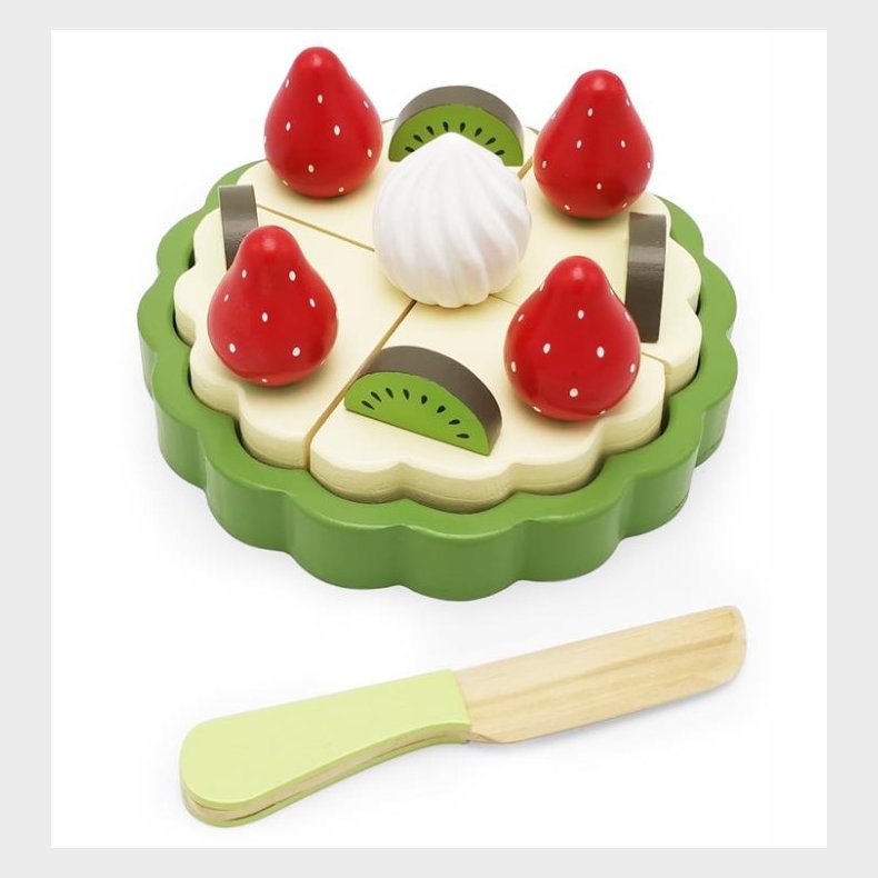 Magni | Legemad - Kage med jordbr og kiwi