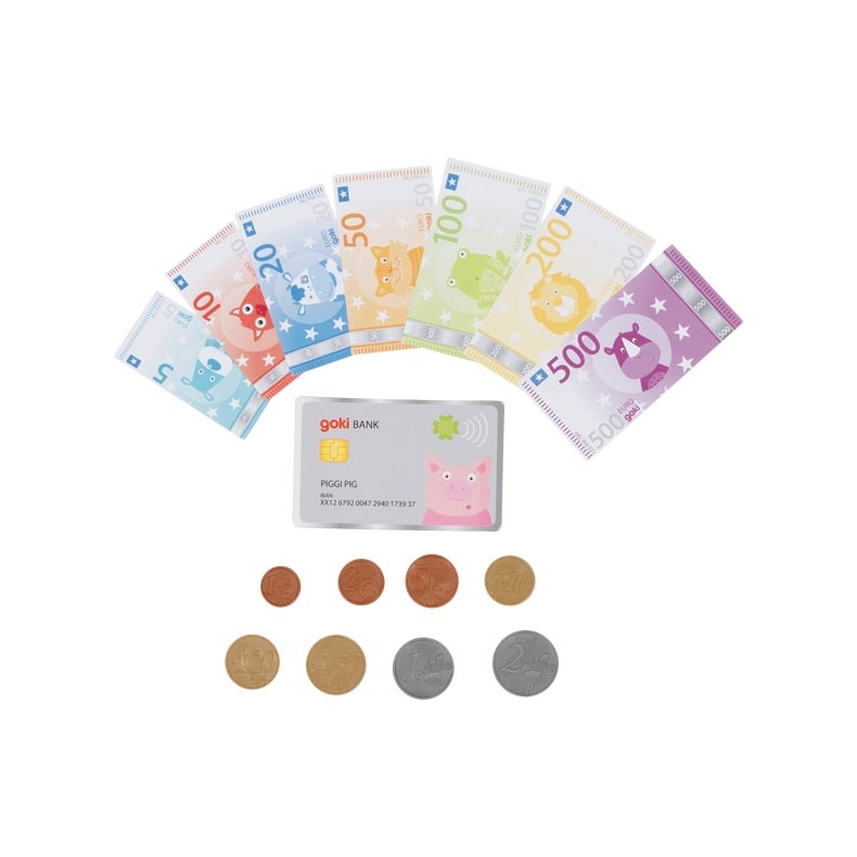 goki | Legepenge (dyre-valuta), inkl. kreditkort