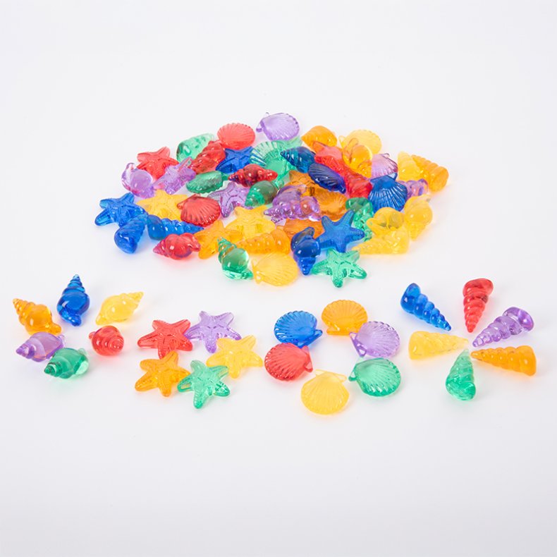 tickit | Havdyr - Transparente, 72 stk