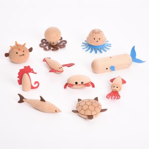 tickit | Havdyr - Trfigurer, 10 stk