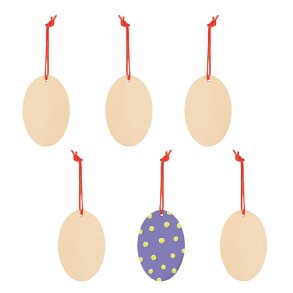 eduplay | Mal pskeg til ophng, 6 stk