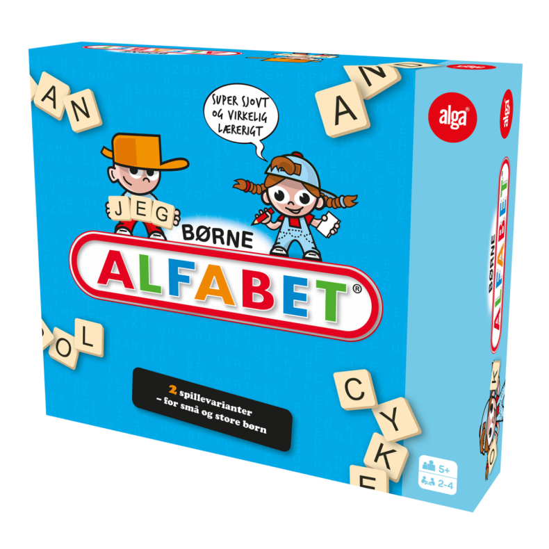 alga | Brnekrydsordsspil - Leg med alfabet