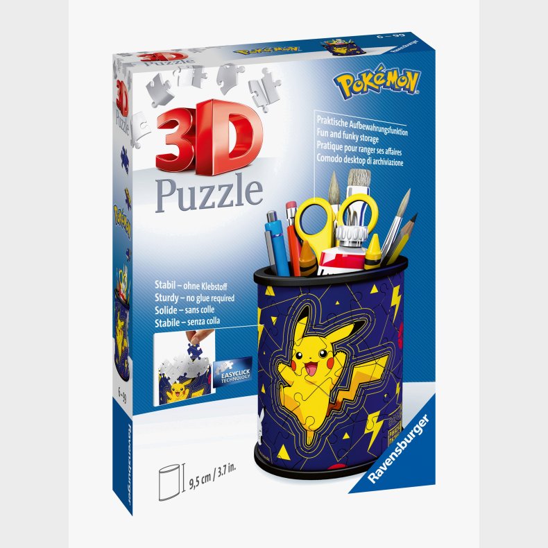 Ravensburger Pokemon 3D-Puslespil Blyantsholder 54 Brikker