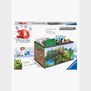Ravensburger Minecraft 3D-puslespil Skattekiste 108 Brikker