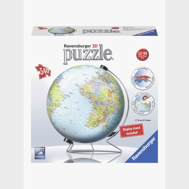 Ravensburger 3D-Puslespil Jordklode 540 Dele