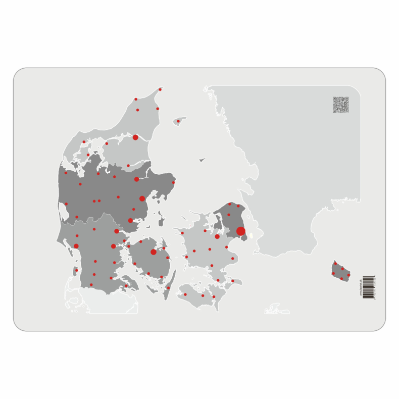 L�ringsunderlag - Danmarkskort