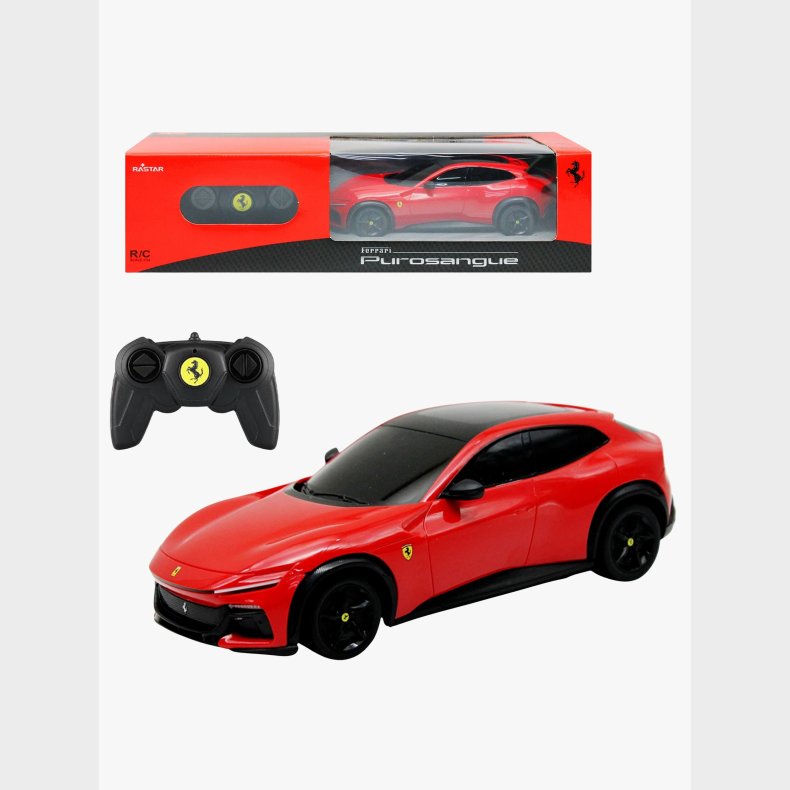 Rastar Ferrari Purosangue Fjernstyret Bil 1:24, R�d