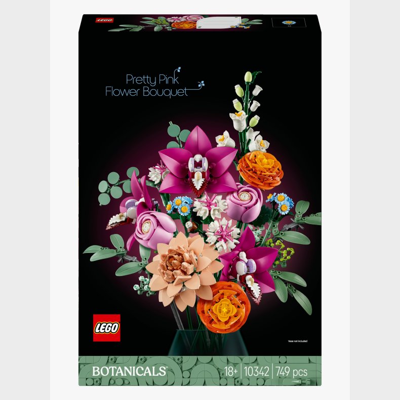 LEGO Botanicals 10342 Smuk pink blomsterbuket