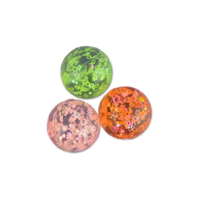 Robetoy | Hoppebolde  4,5 cm - Stjerner, 3 stk