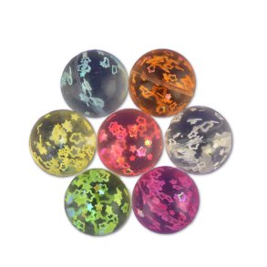 Robetoy | Hoppebolde  3,2 cm - Stjerner, 7 stk