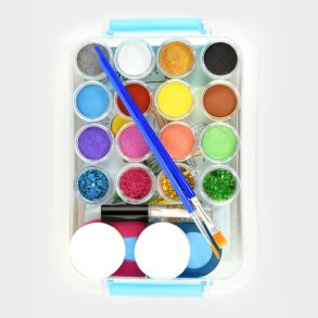 Den Goda Fen | Ansigtsfarve - Kuffert m. 23 dele