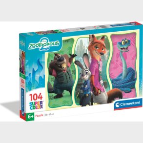 104 Puslespil Zootopia 2 2025 Brikker