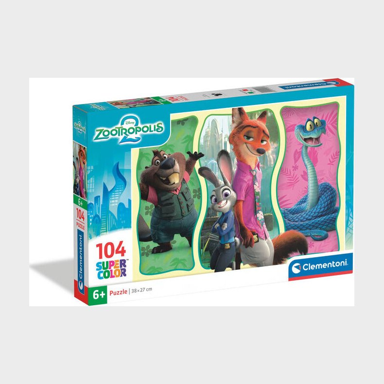 104 Puslespil Zootopia 2 2025 Brikker