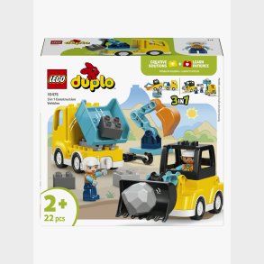 LEGO DUPLO Town 10475 3-i-1 Entrepren�rmaskiner