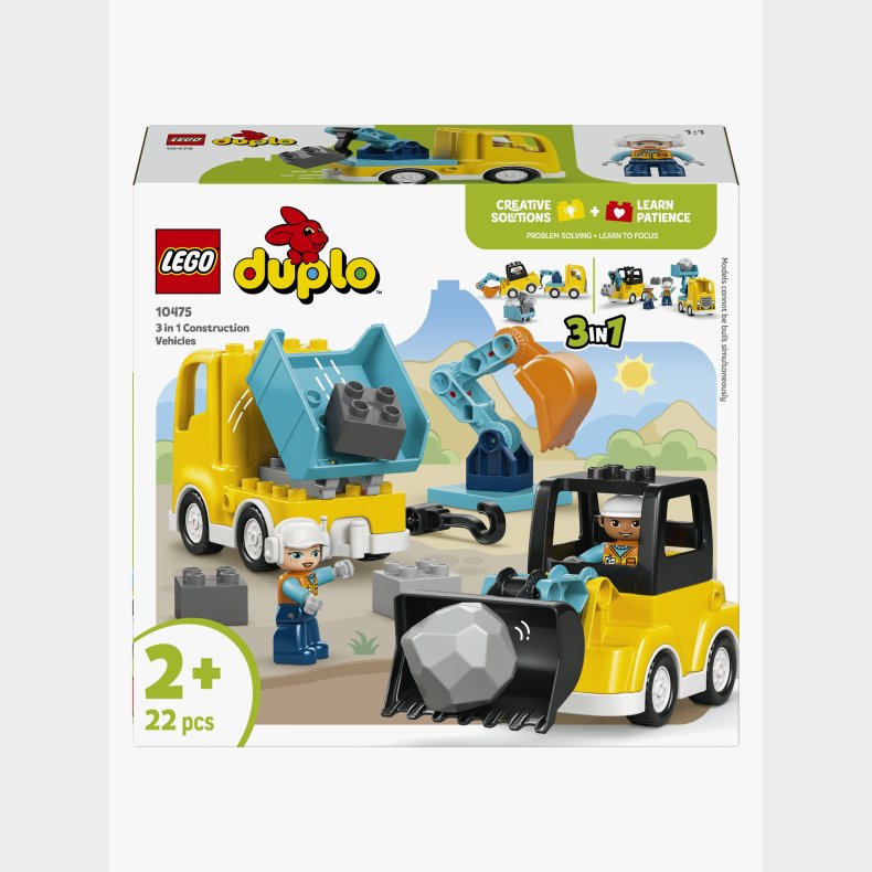 LEGO DUPLO Town 10475 3-i-1 Entrepren�rmaskiner