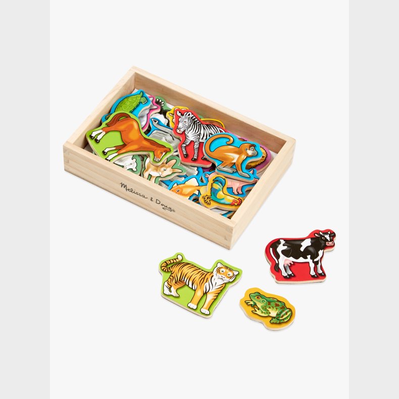 Melissa &  Doug Dyremagneter i Tr� 20 Stk.