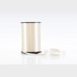 Gavebnd poly glat 10mm /250yds beige