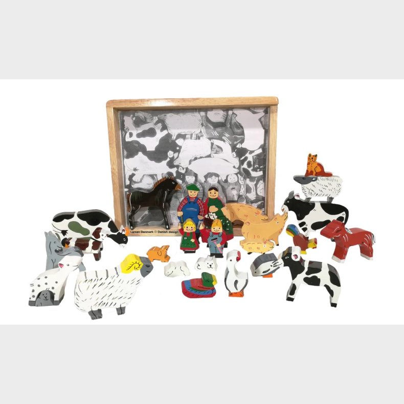 Larsen Danmark | Bordteater - Bondegrdsdyr