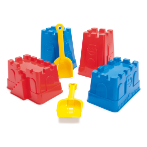 Dantoy | Sandst - Trne, fstninger og skovle, 6 dele