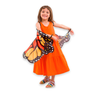 Pretend to Bee | Sommerfuglevinger - Orange, str. 3-8 r