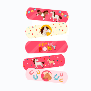 Kompetenceplaster - Pony, 10 stk