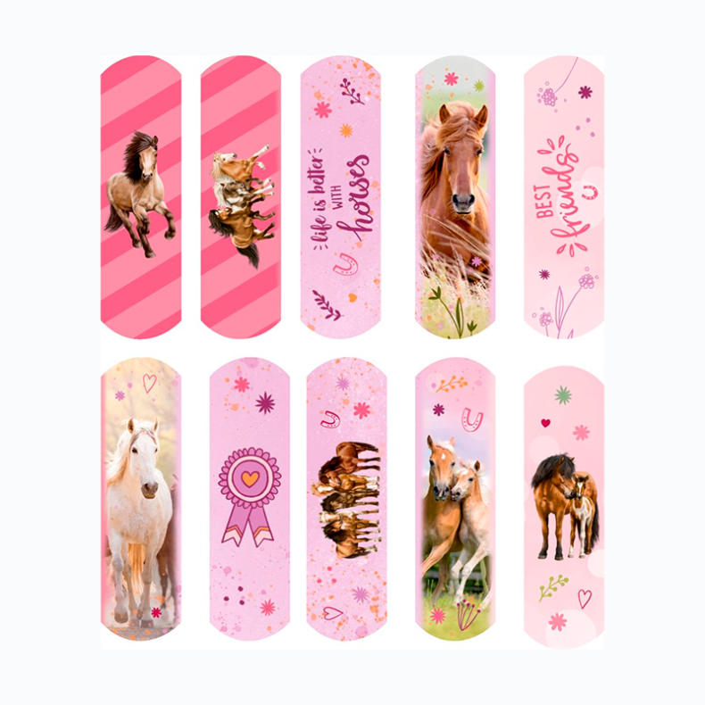 Kompetenceplaster - Heste, 10 stk