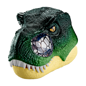 T-rex maske med lys og lyd