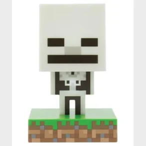 Minecraft skeleton figur med lys