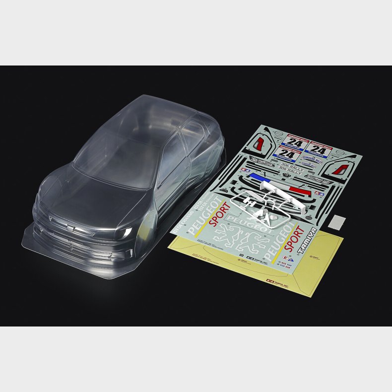1/10 Scale R/c Peugeot 306 Maxi Body Parts Set - 51753 - Tamiya