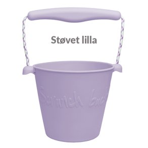 Scrunch | Spand i silikone - Foldbar St�vet lilla