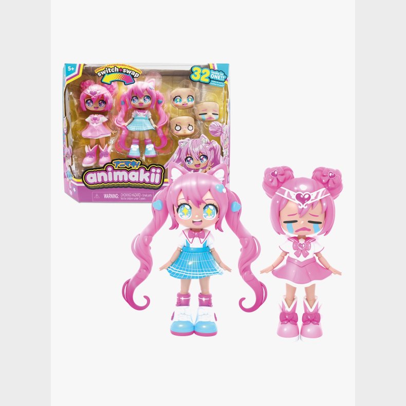 Animakii Dukkest Magisk Pige &  Flagermus