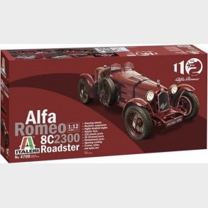 Italeri - Alfa Romeo 8c 2300 Roadster Bil Bygges�t - 1:12 - 4708